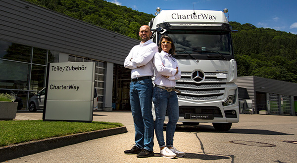 Mercedes-Benz Lkw mieten mit CharterWay bei WACKENHUT